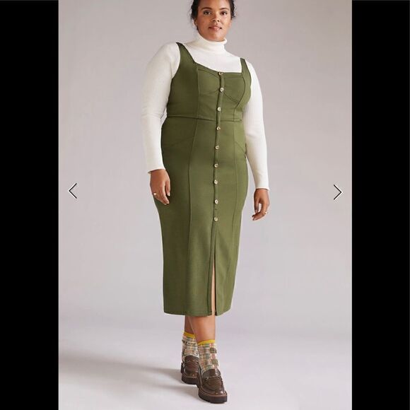 Anthropologie Maeve Knit Midi Dress Size 24W - Picture 5 of 6